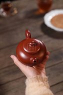 《沁泉壺》宜興紫砂壺工藝美術師手工大紅袍泡茶壺具