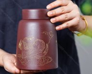 品名：精美茶倉。泥料：原礦優(yōu)質(zhì)紫泥