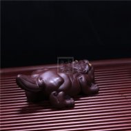 《覓財貔貅》宜興紫砂壺茶壺茶具純手工紫泥