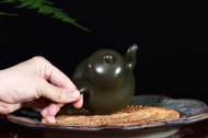 《思婷》宜興紫砂壺王鎮學原礦天青泥全手工