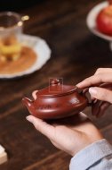 《玉扁》宜興紫砂壺實(shí)力派名家手工紅皮龍泡茶壺茶具