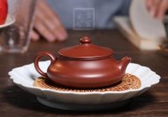 《玉扁》宜興紫砂壺實(shí)力派名家手工紅皮龍泡茶壺茶具
