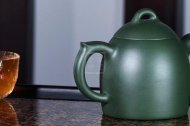 《秦權(quán)》紫砂壺全手工秦權(quán)茶壺老師民國(guó)綠壺