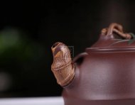 《君子竹》宜興紫砂壺工藝美術師手工紫泥泡茶壺茶具