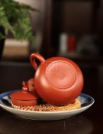 《西施》西施宜興紫砂壺純手工工藝美術師茶壺大紅袍