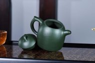 《秦權(quán)》紫砂壺全手工秦權(quán)茶壺老師民國(guó)綠壺