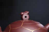 《龜兔賽跑》紫泥紫砂茶壺創新壺全手工高級工藝美術師宜興原礦紫砂喝茶壺
