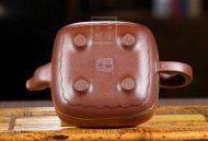 《福壽無疆》宜興紫砂茶壺名家高級工藝美術師底槽青，絞泥鳴遠四方400cc